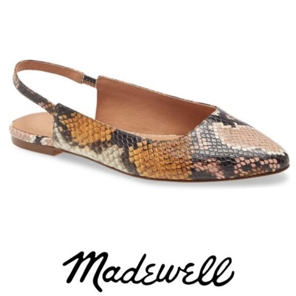 NEW Madewell Margo Mule FORGOTTEN PETAL MULTI‎ LEATHER Flats Slip On Size… - Picture 1 of 1